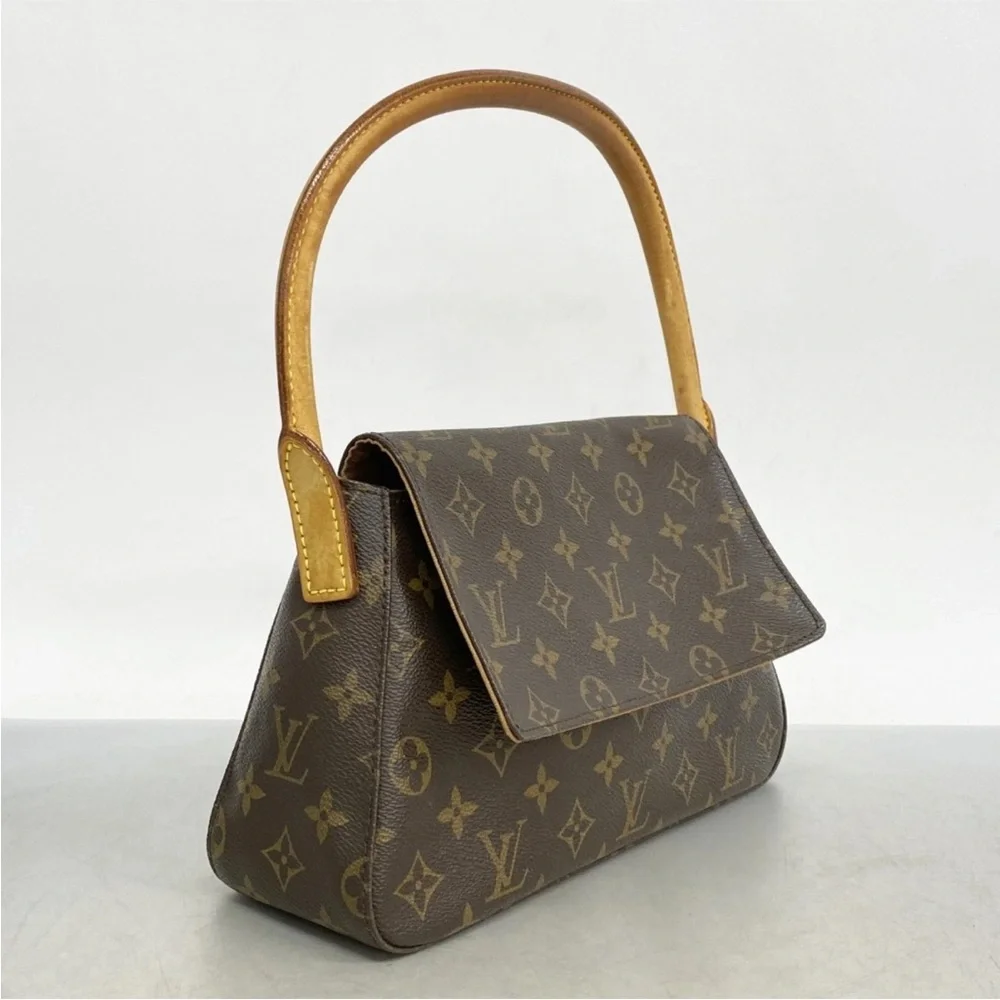 Authentic Louis Vuitton Mini Looping Monogram Canvas Vintage Shoulder Bag